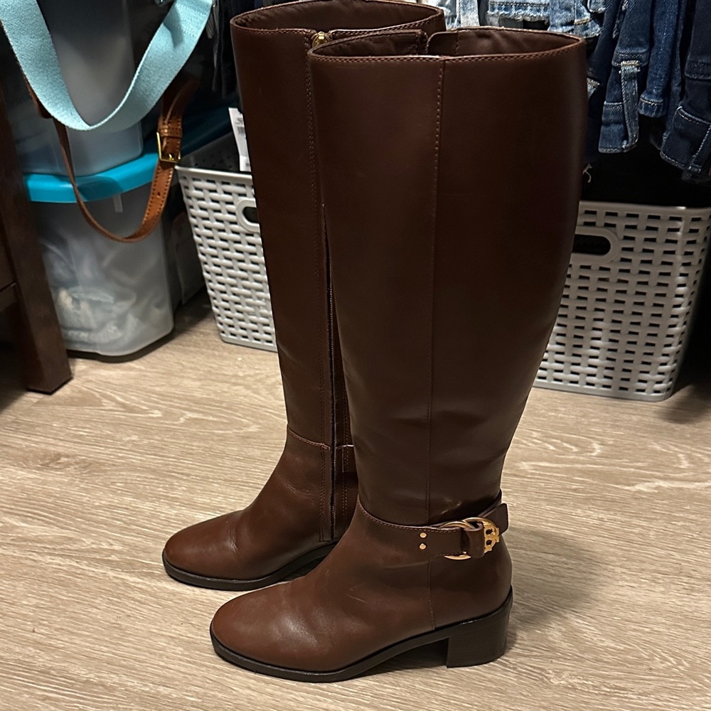 Tory Burch Knee-High Leather Boots